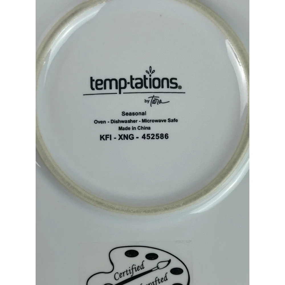 Temp-Tations By Tara Pink Hydrangea Kitchen Essential Plate